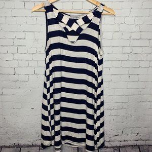 NWOT Women's White Birch Boutique Tank Top Stripes Business Casual Office Attire